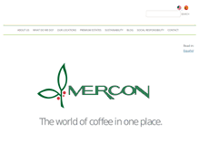 Tablet Screenshot of merconcoffeegroup.com